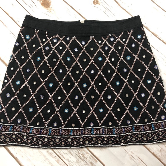 Guess Dresses & Skirts - Guess Black Beaded Mini Skirt